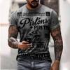 Motorcycle T-shirt New 3D Print Short Sleeve Vintage Classics TShirt For Mens Street Ride Biker Shirts Tops Oversized Tee Shirt