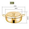 Stainless Steel Fryer 1PC Household Double Bottom Oil Saving Temperature Control Gas Induction Cooker Special Kitchen Supplies