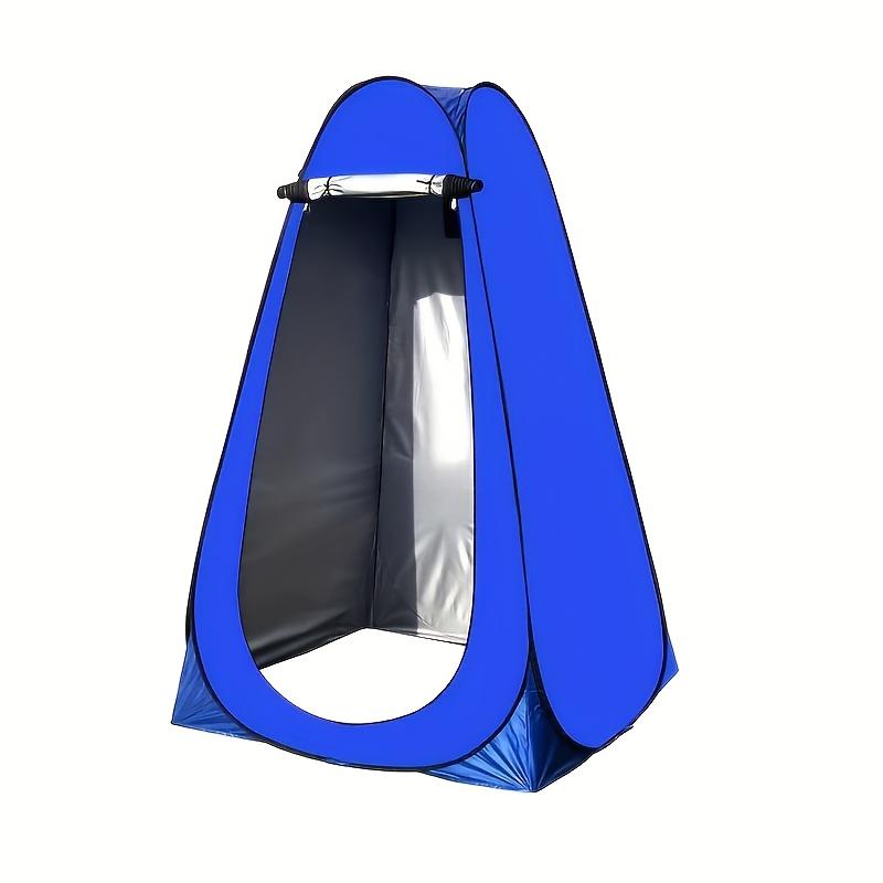 

Portable Pop Up Privacy Shower Tent Outdoor Changing Room Bathroom Portable Concealed Privacy Bathroom Suitable for RV Camping синий