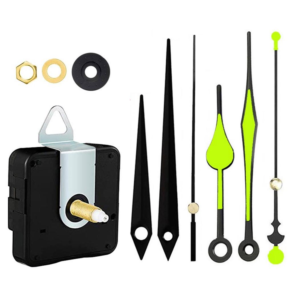 DIY Quarz-Uhr Leises Wanduhrwerk Quarz-Reparaturwerk Uhrwerksteile Uhrteile mit Zeigern