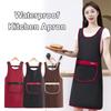 Waterproof Chef Aprons Polyester Kitchen Overalls New Working Clothes  Home Use