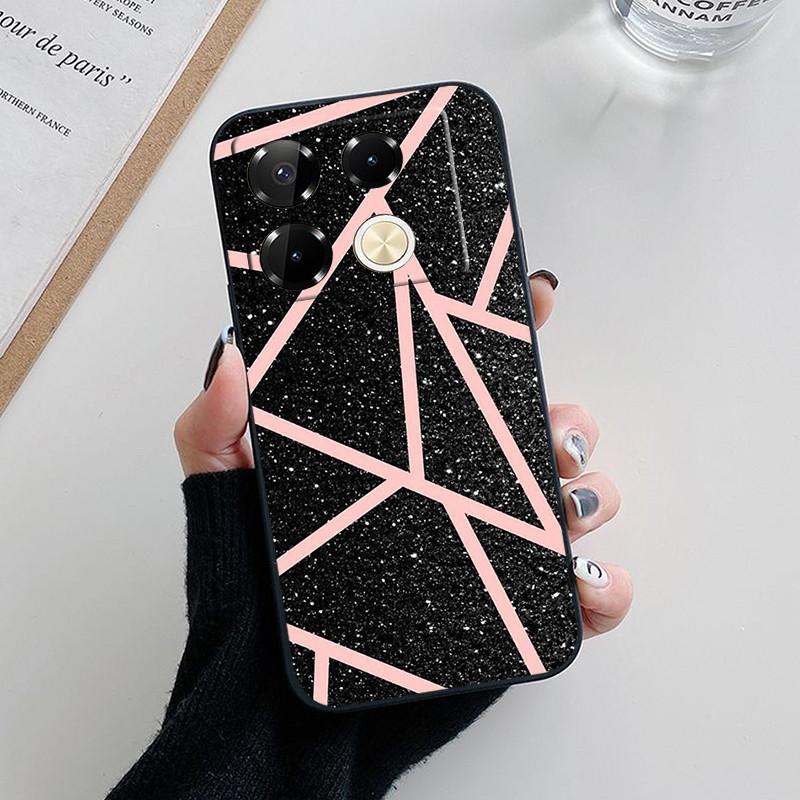 For Infinix Note 40 Pro Case Luxury Painted Back Cover Silicone Soft TPU Phone Case For Infinix Note40 Pro Plus 4G 5G Fundas