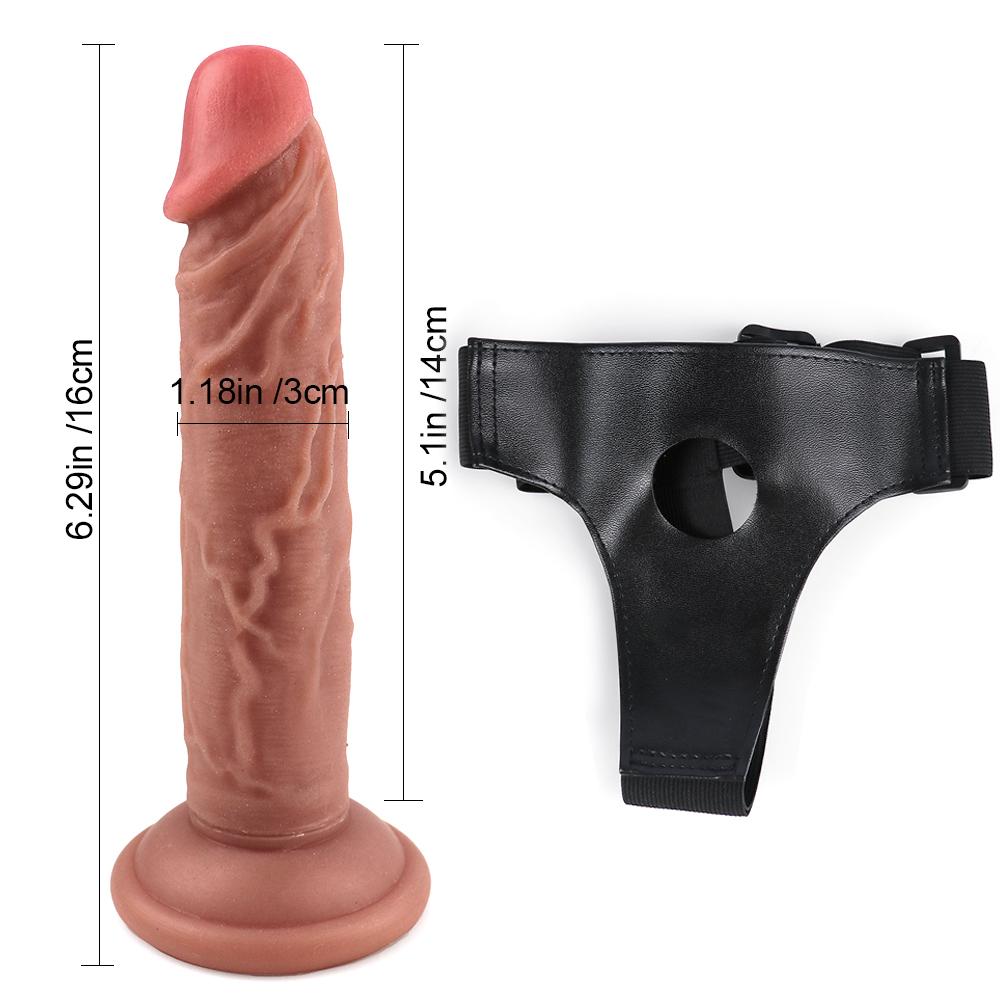 Silicona Wearable Realistic Dildo Strap On Dildo Panties Anal Plug Gay Adult Game Sex Toys Lesbian Women Couples Sex Toy