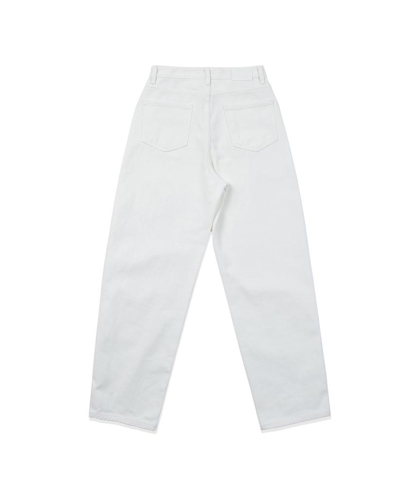 COTTON BELL Cotton Tapered Pants - White