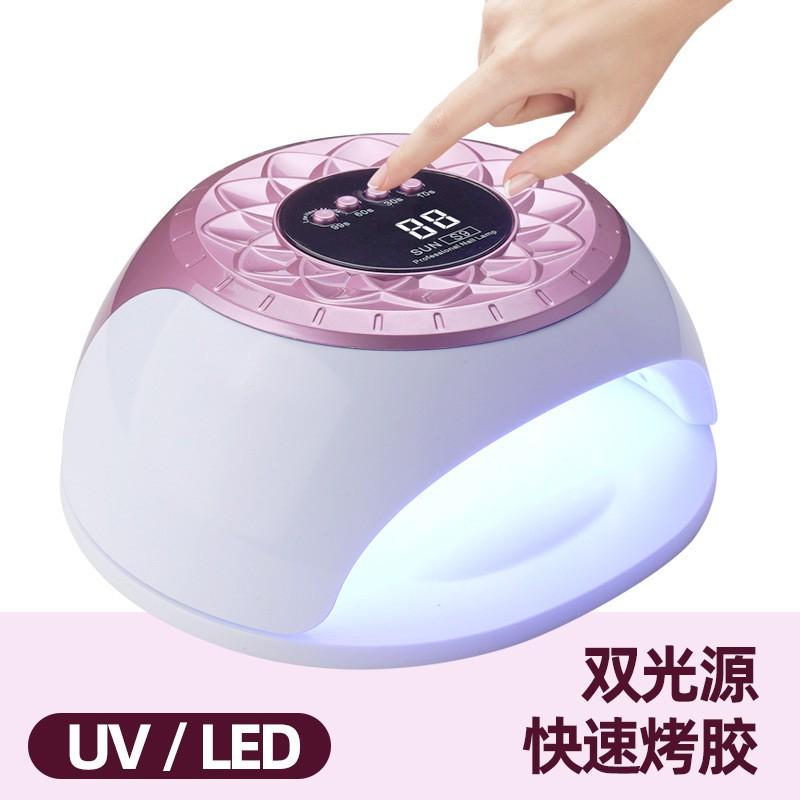 Professional High-Power UV LED Nail Lamp With Smart Sensor Dual Light Gel Polish Curing