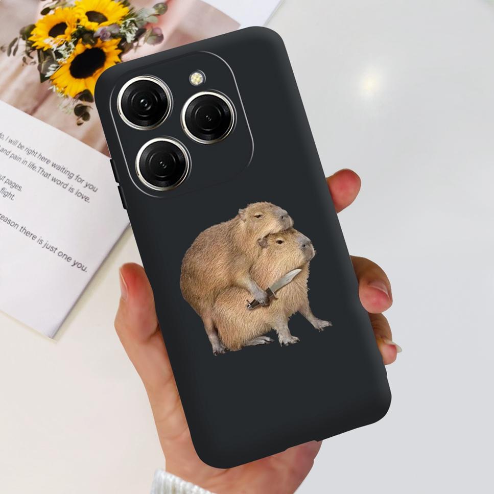 For Tecno Spark 20 Pro Case Astronaut Luxury Flower TPU Soft Silicone Back Cover For Tecno Spark 20Pro 6.78" Bumper Phone Case