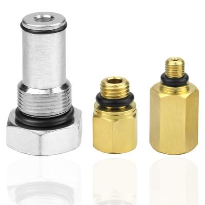 Oil Rail Adapter with 6.0 High Pressure Oil Pump IPR Valves Air Test Fitting Tool for 6.0L Engine