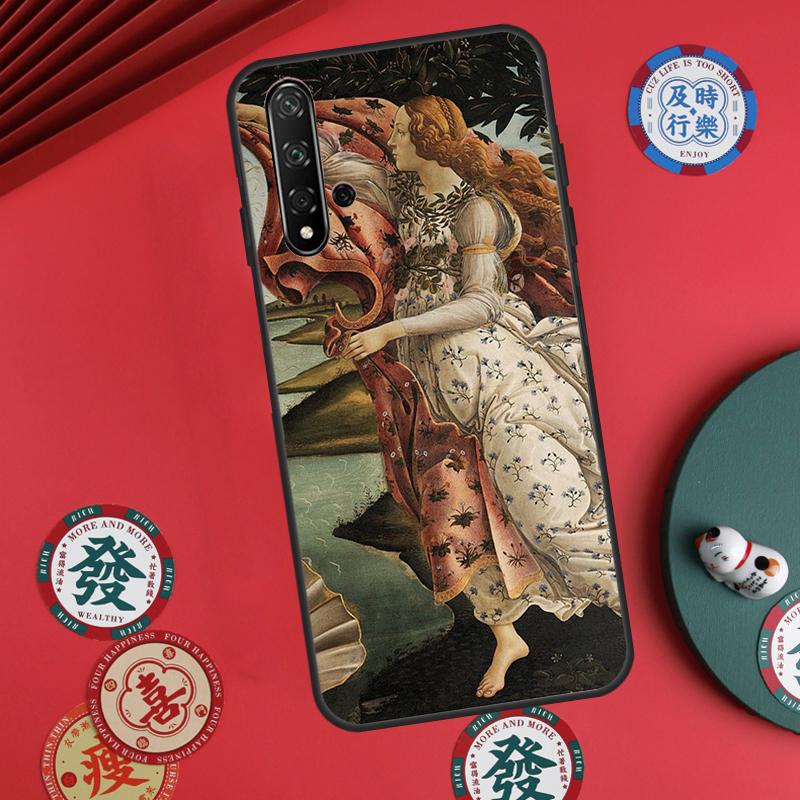 Art Paintings The Birth Of Venus For Huawei Nova 11i 8i 12i 12s 9 10 SE Y60 Y70 Y90 Y72 Y73 Y61 Y91 P60 Pro P30 P40 Lite Case