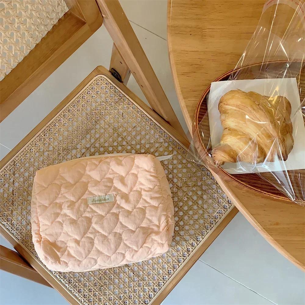 New Flower Pattern Women Makeup Bag Toiletries Cosmetic Organizer Zipper Bag Travel Wash Pouch Cosmetic Bag Female Make Up Bags