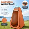 Portable Privacy Tent, Pop-Up Quick Open, Auto-Lock Zipper, Breathable Rain-Resistant, Compact for Camping Shower Toilet