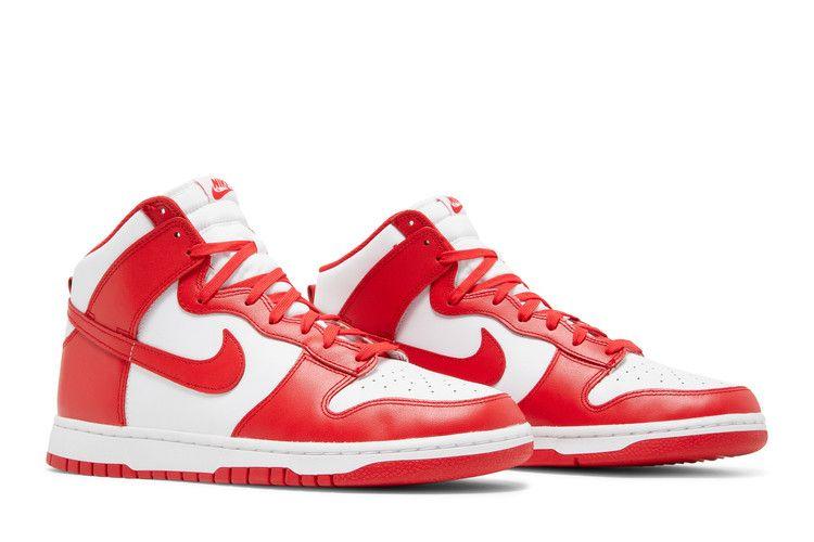 Herren Sneaker Nike Dunk High Championship White Red White/University Red