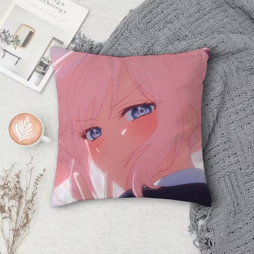 Shikimoris Not Just a Cutie Anime Doublesided Printed Square Decorative Cushion Cover for Sofa Living Room Home Decor