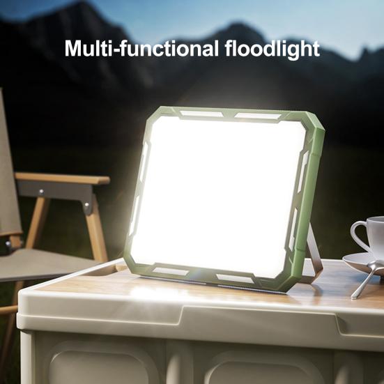Multi-functional Outdoor Camping Light 3 Colors Adjustable Rechargeable Super Bright Portable Fishing Hiking Tent Emergency Lantern Floodlight LED