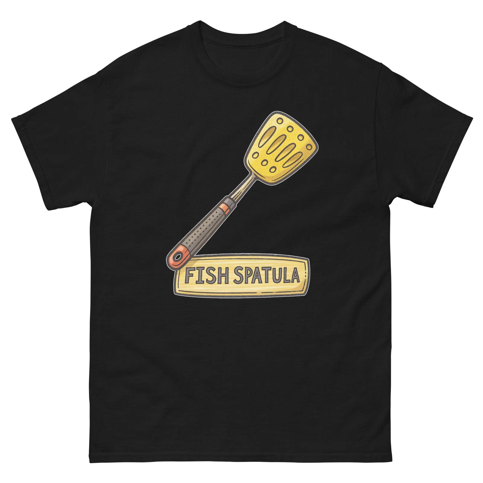 

Fish Spatula Kitchen Home Cooking Culinary Utensil T-Shirt L