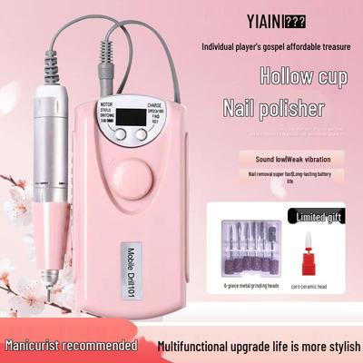 101 Portable Nail Salon Grinder: Rechargeable Tool for Nail Shaping, Polishing, Removal of Dead Skin and Nails