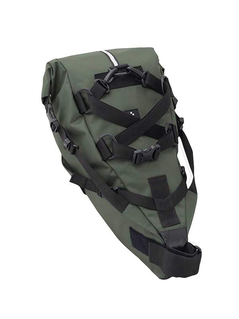 

Rin Project Travel Превращается в подседельную сумку для велотуризма, 14 л, рюкзак, ролл-топ (хаки)