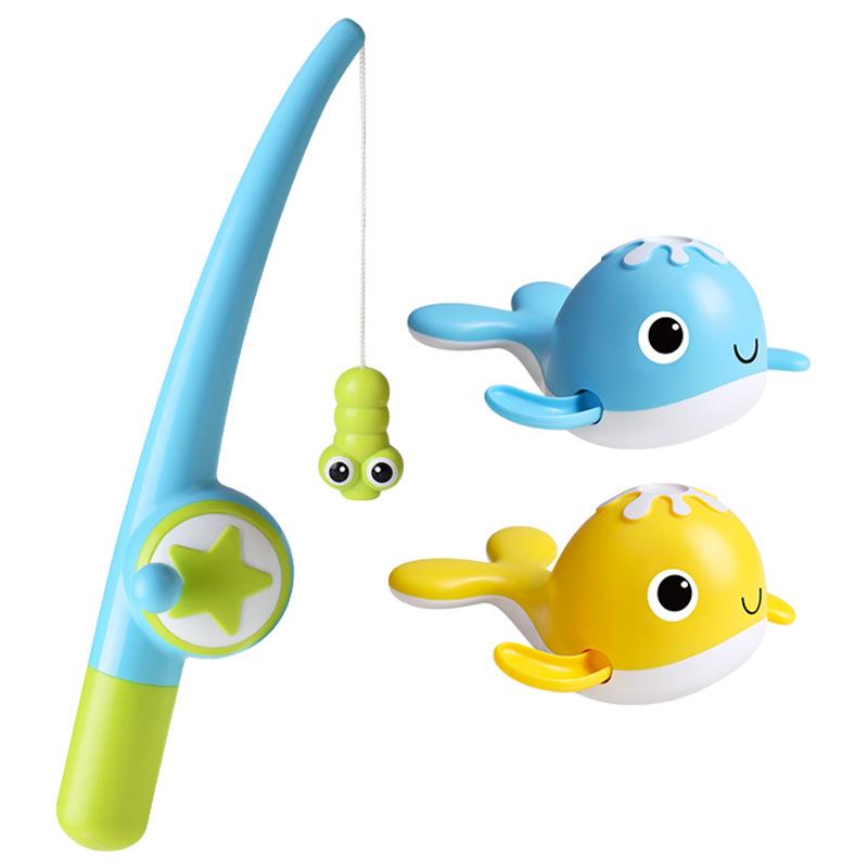 Water Spray Bath Toys Summer Fishing Toys Play Water Fishing Bath Kids Set Baby Cute Animals Bath Toy Swimming Water Toys Gifts