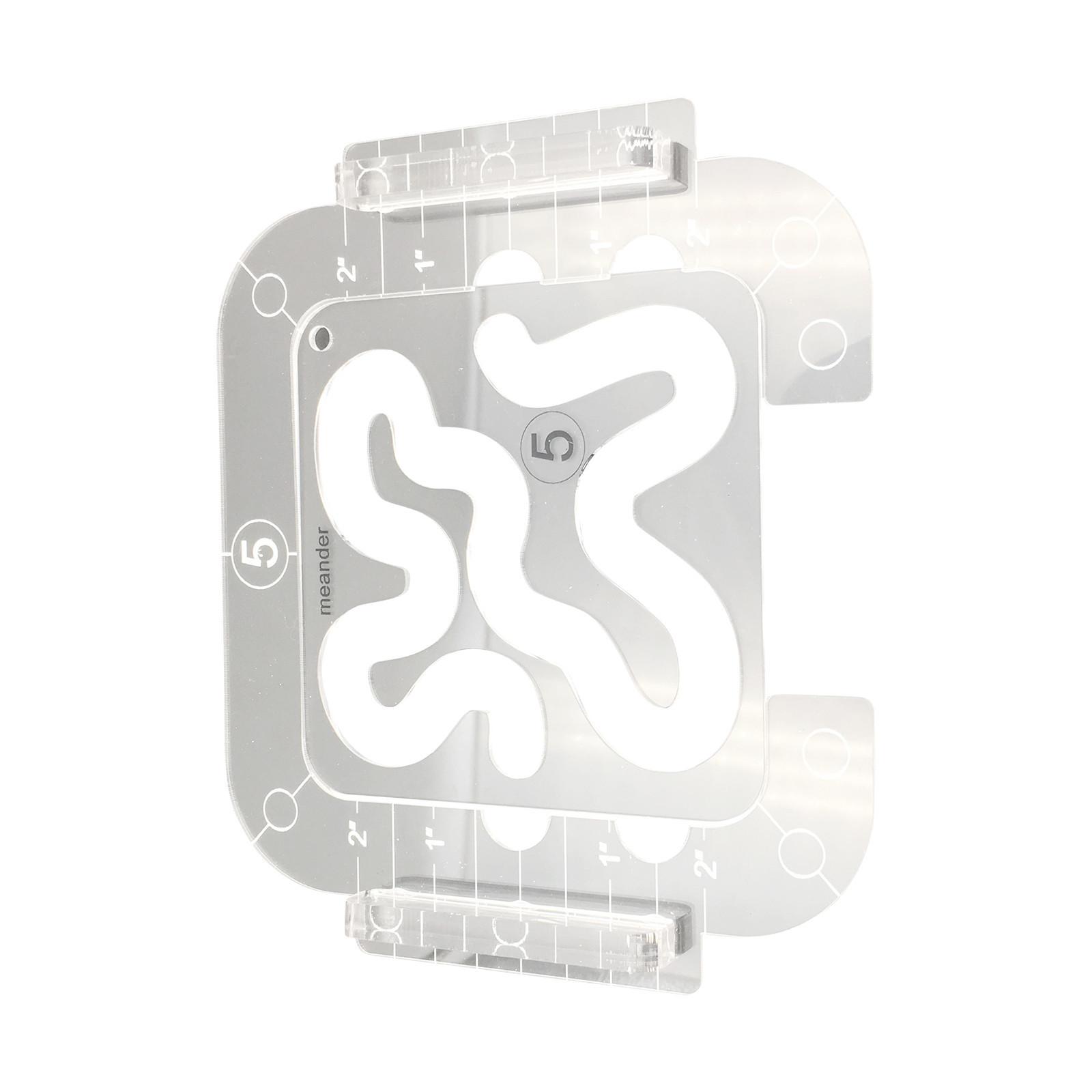 

Серия шаблонов для выстегивания движения с рамкой для выстегивания для линейки бытовой швейной машины