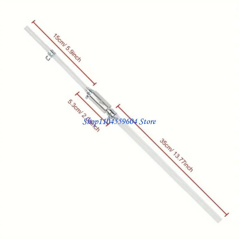 12QM Brake Bleeder Hose Motorcycle Bleeder with Check Valves, Leak & Corrosion Resistant for Hydraulic Brake & Clutch