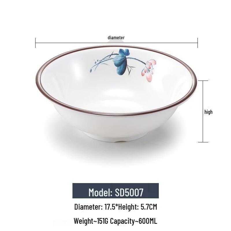 Melamine Commercial Noodle Soup Bowl