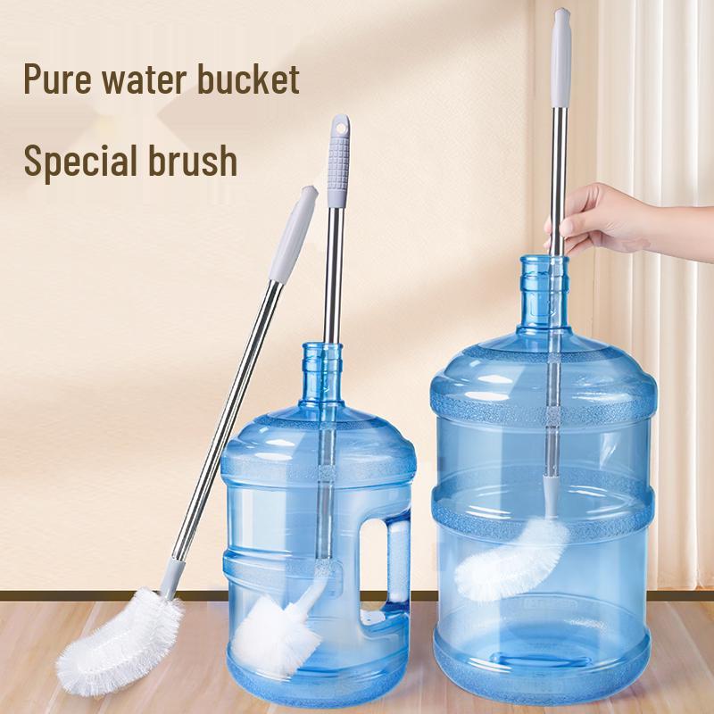 Long Handle Soft Bristle Brush for Cleaning Water Dispenser Buckets
