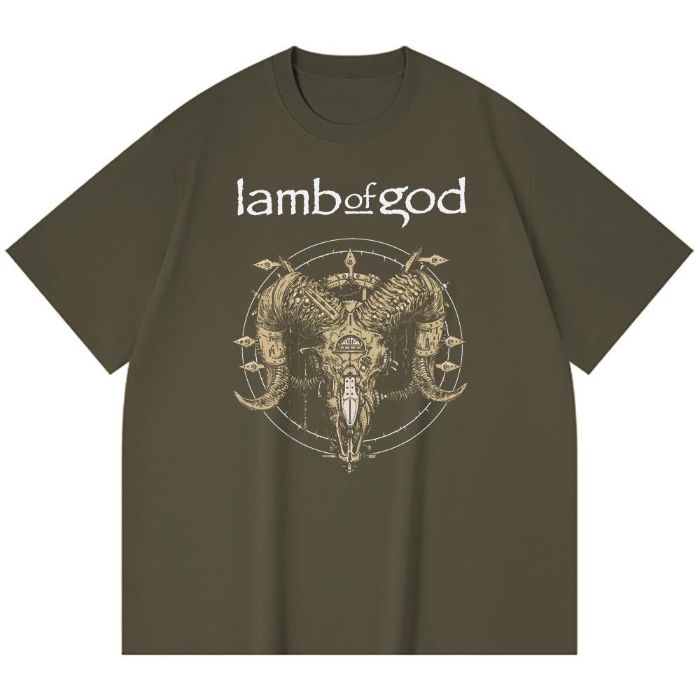 230 g/m² 100% Baumwolle Heavy Metal T-Shirt Rockband Beliebte Musik Druck Unisex Schweres Baumwoll-T-Shirt