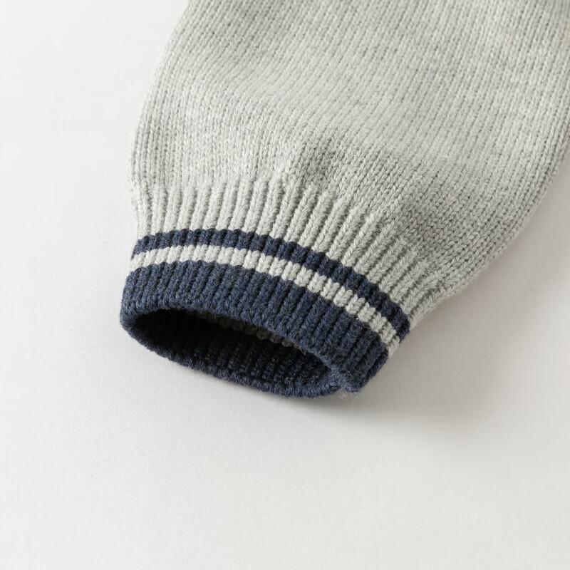 DAVE&BELLA Boys' Academy Style Cotton Knit Sweater