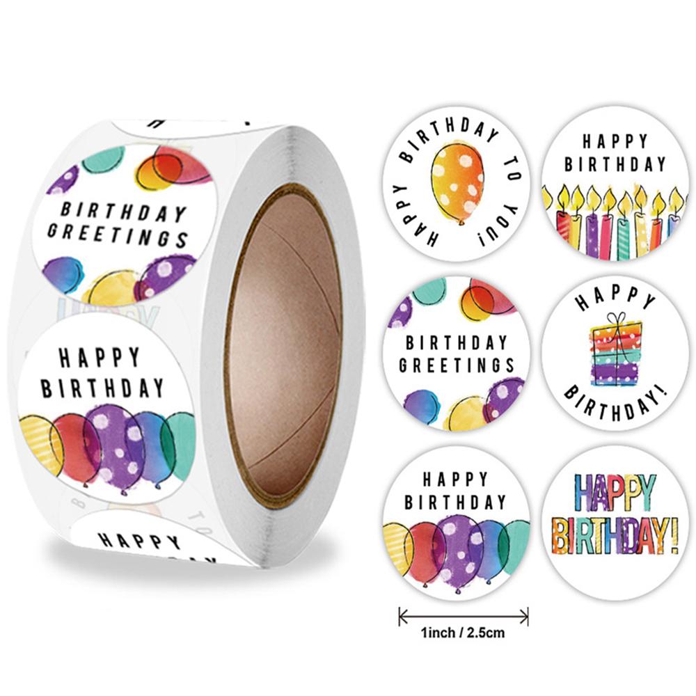 Custom Items Custom Label Sticker Happy Birthday Scrapbooking & Stamping X080