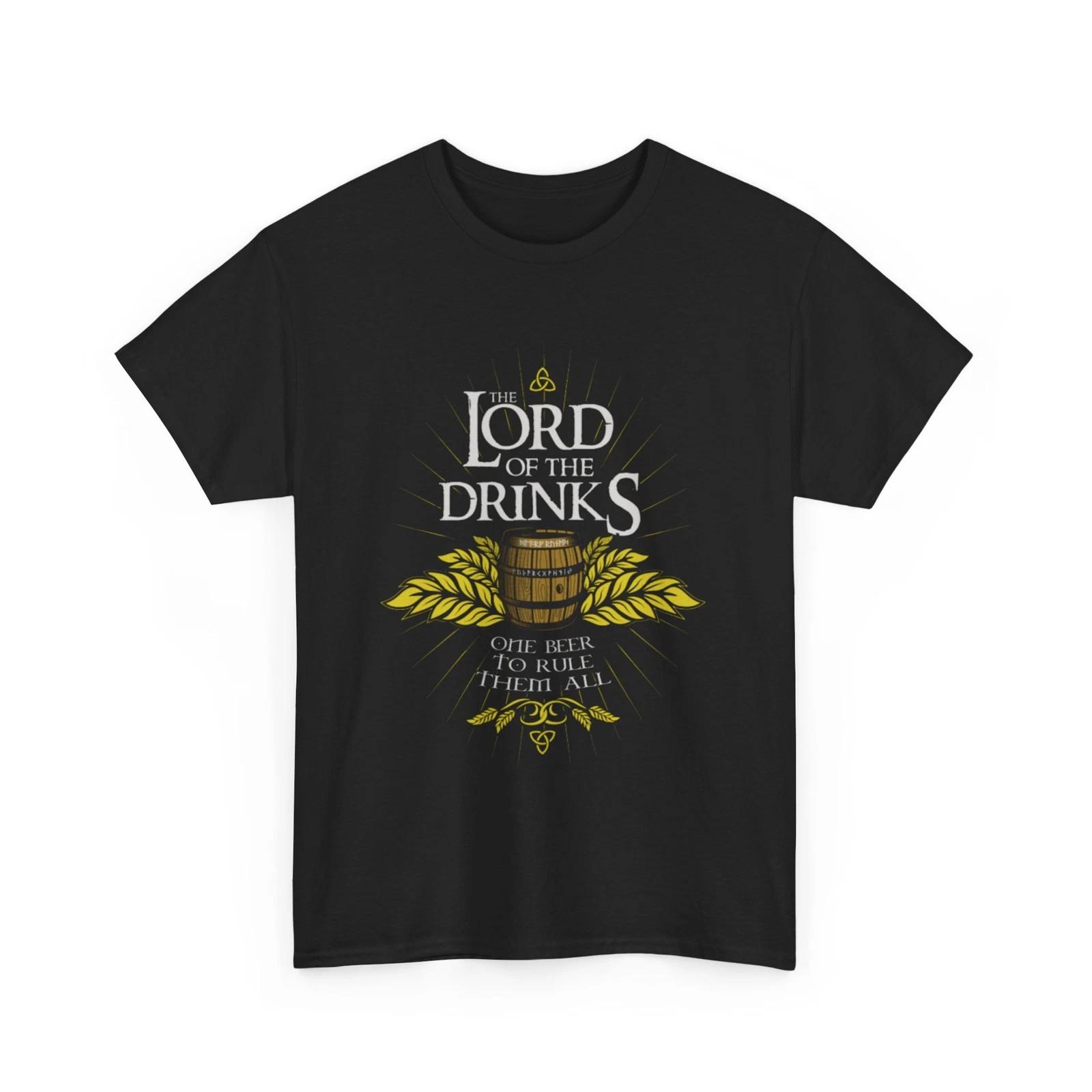 The Lord Of The Rings T-Shirt | The Lord of the Drinks Shirt XL