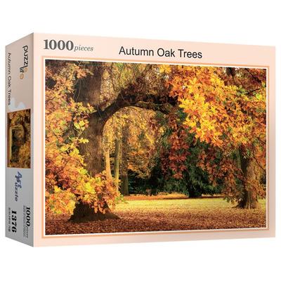 Puzzle Life Oak Tree's Autumn Puzzle PL1376, 1000 Teile, gemischte Farben, 1000 Teile Puzzle, Kinderspiele, Lernspielzeug