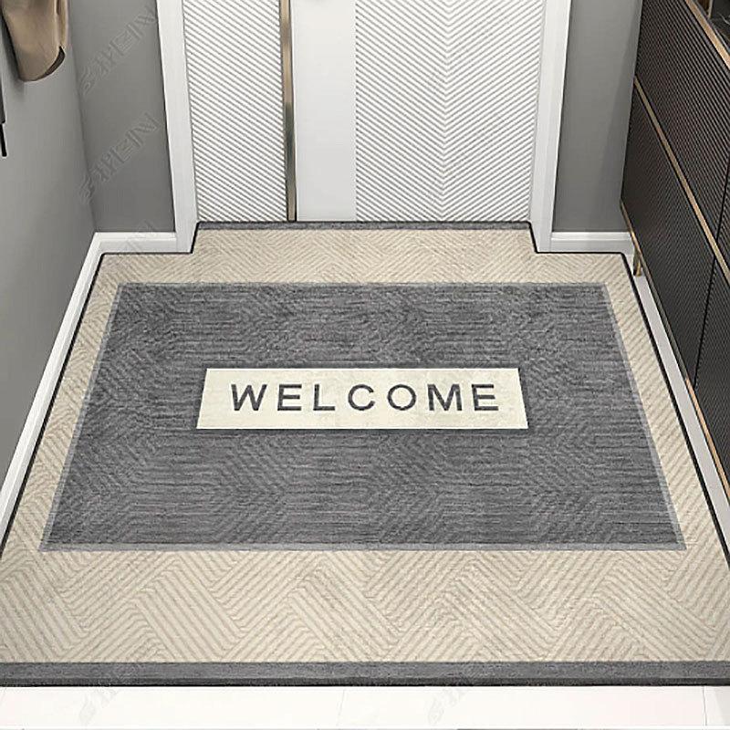 Minimally Modern Household Entrance Mat Living Room Entrance Mat Non Slip Foot Mat Absorbent Carpet