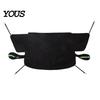 Magnetic Windshield Cover Car Snow Cover, Thickened Half with Cotton Ice Shield for Cars Lining, Winter Frost Guard Auto Trucks SUV Sedans, 259x114cm