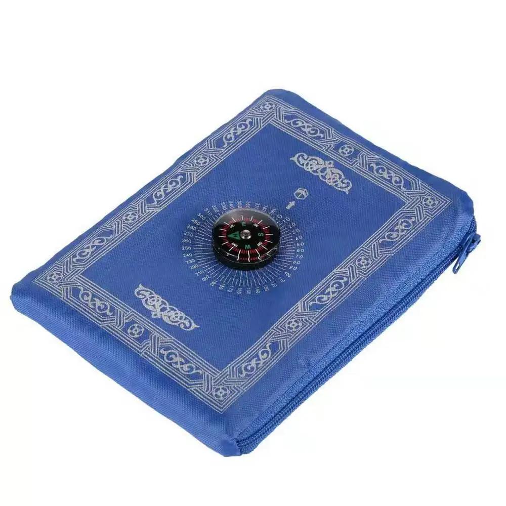 Waterproof Praying Rug with Compass Portable  Prayer Pocket Prayer Rug Islamic Gift Muslim  Travel Praying Blanket 100*60cm  60 100cm