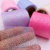 Ornament Creative Crafts DIY Supplies Fabric Mesh Belt Silver Dot Ribbon Webbing Rainbow Tulle