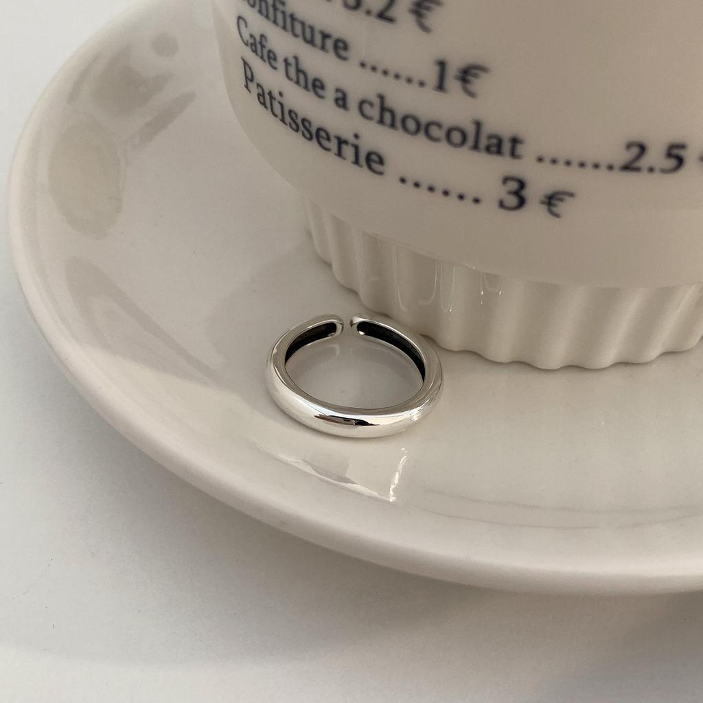 Posrebrzany wielowarstwowy pierścionek otwarty owinięty krzyżowo w stylu europejskim i amerykańskim dla kobiet