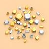 Gold & Stainless Steel Spacer Beads - 2 Colors, 6 Sizes - Rectangular Jewelry Accessories for Necklaces & Bracelets