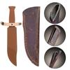 Holster Leather Sheath Holder Straight Knife Tool Belt Loop Case Flashlight Case Camp Outdoor Carry
