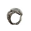 2024 Retro Distressed Yunnan Snow Irregular Open Ring