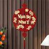 AEE2-Vietnamese Text Decoration Spring Festival Pendant New Year Decoration Living Room Bow Pendant