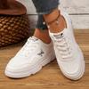 2026 new spring and autumn new fashion sports board shoes women's platform large size