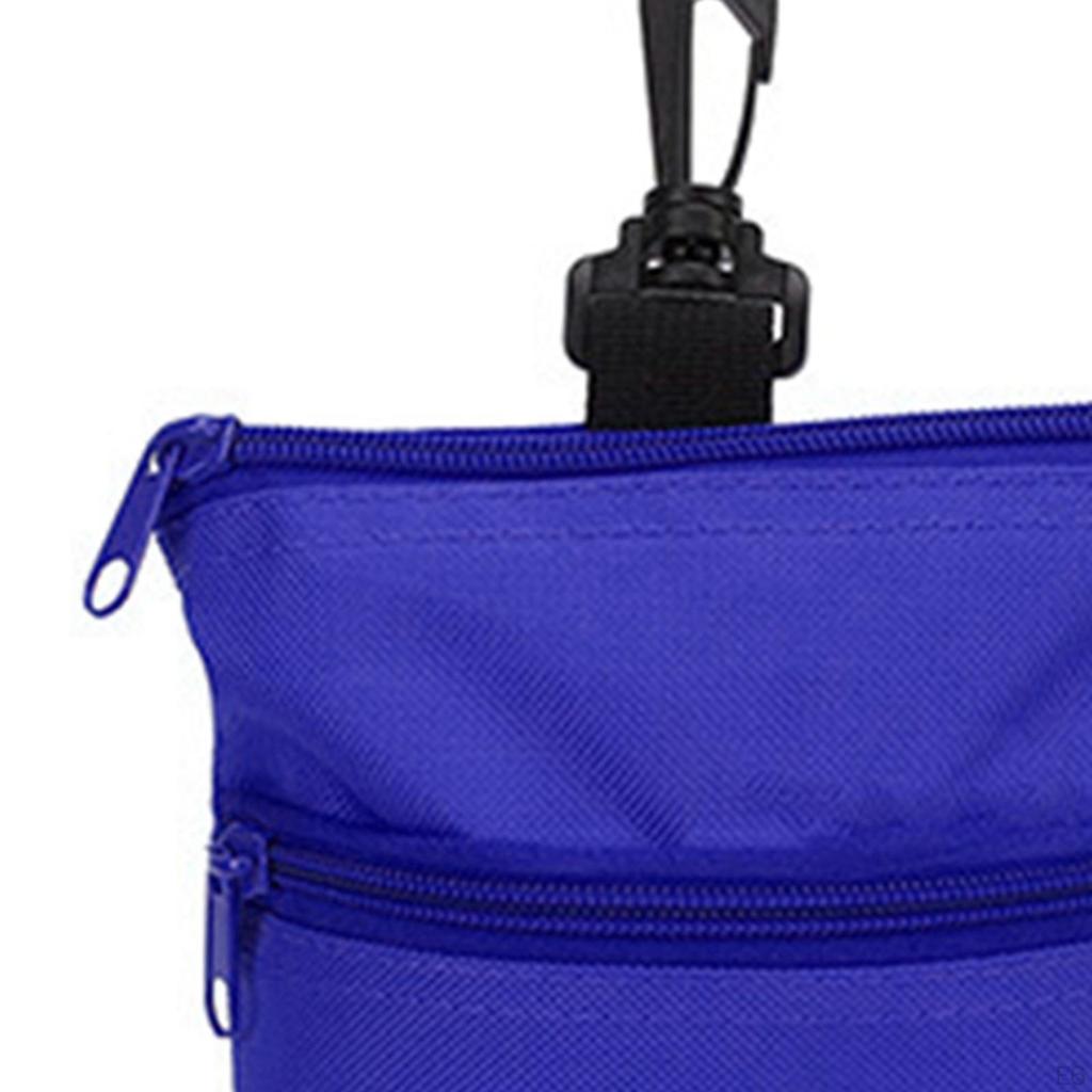 , Golf Ball Bag, Golfer Gift, Multipurpose Portable Valuables Holder for Markers, Accessories,