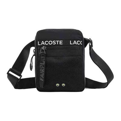 Modische tragbare tägliche Nylon-Schulter-Crossbody-Tasche mittel Unisex-Taschen Schwarz NU3797UH-000