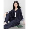 Xinfeiyu Women's Korean Style Commuter Wide-Leg Pants Set