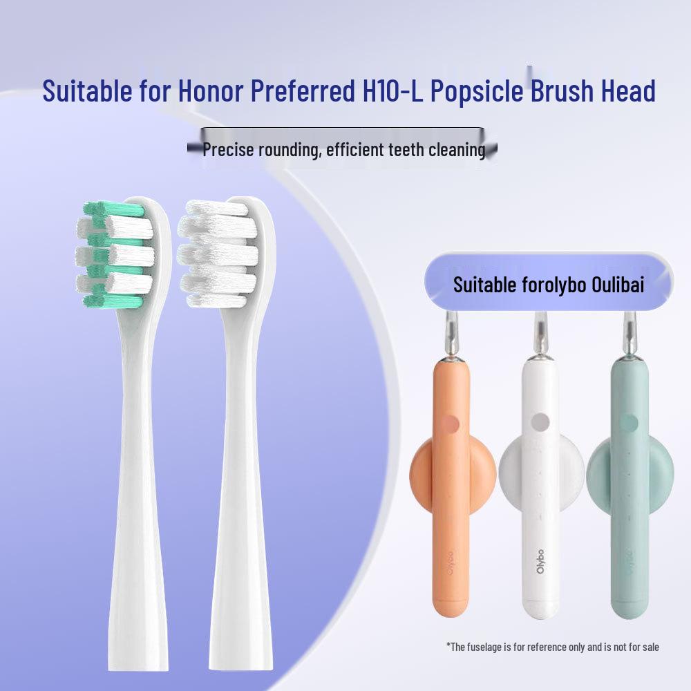 Replacement Heads for Honor Choice Little Popsicle H10-L Electric Toothbrush - Adult Soft Bristle