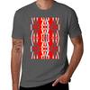 Anishinaabe Red Line Art 1 Tshirt Modern Style Print Tshirt