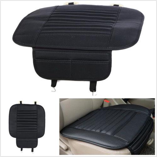 

1pc Black Bamboo Charcoal Car Seat Comfortable Cushion Cover Universal