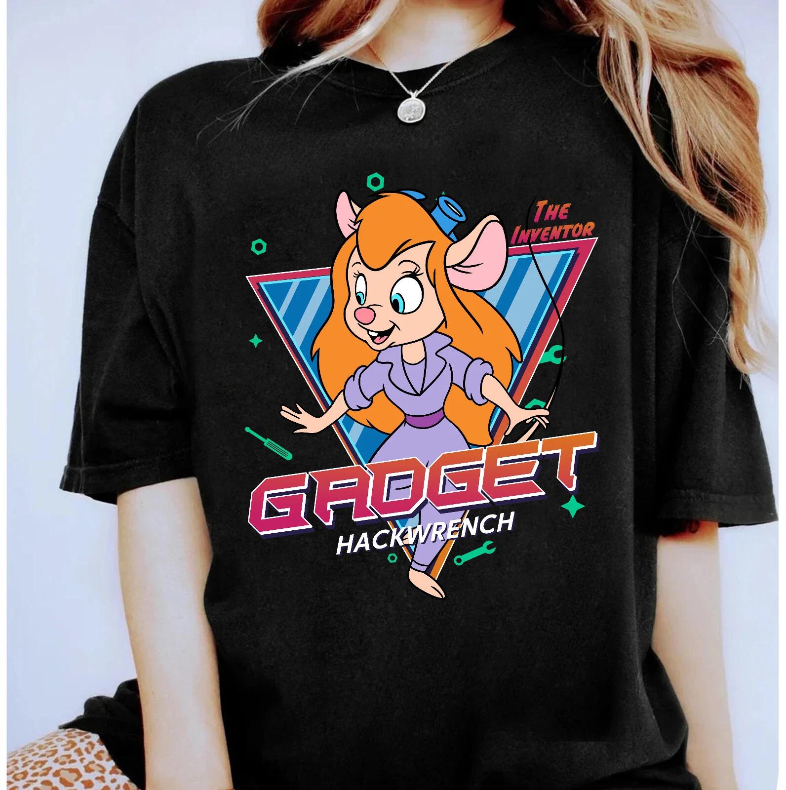 Chip n Dale Rescue Rangers Gadget Hackwrench Unisex Adult Kid Shirt S