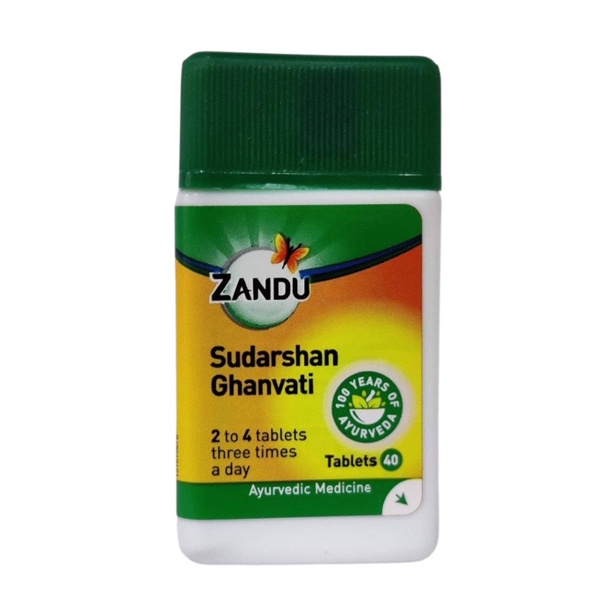 

Zandu Sudarshan Ghanvati Ayurvedic Herbal Supplement 40 Tablets X 6 Pack Natural Immunity Support