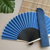 Aluminum Fan for Alloy Durable Metal Popular Cotton Fashionable Metal Fireworks Overseas Heatwave SMT097 Plain Blue [Ogimando] Men, Fan, Fan, Men's