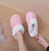 Fashion Winter Plush Slippers Women New Soft Platform Fluffy Slides Casual Flats Men Comfort Couples Concise Anti Slip Bedroom Shoes